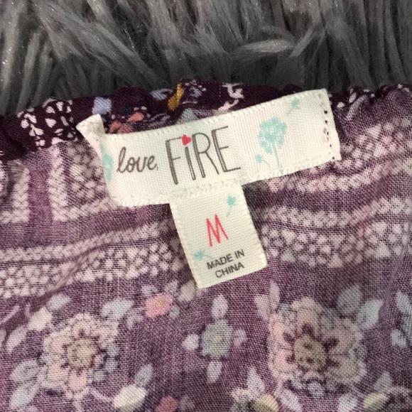 Boho Off the Shoulders Dress - Picture 2 of 4